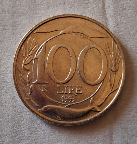Moneta 100 lire piccola 1993 - 100,