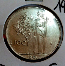 100 LIRE 1961 SPL (8) ottimi