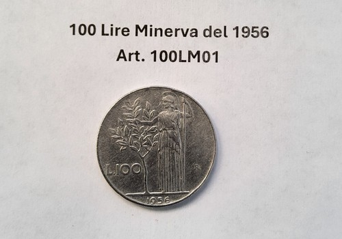 Rara moneta 100 lire minerva - lire, "minerva"