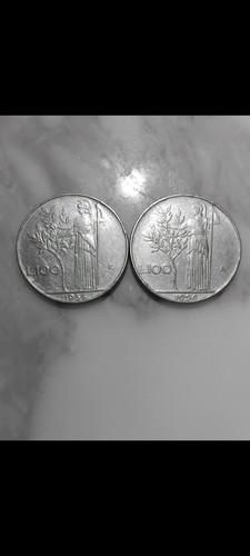 Monete 100 lire - 100, 1956