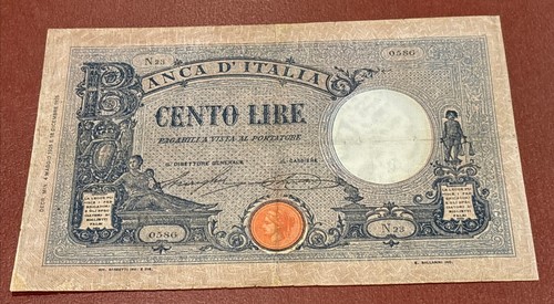 Banconota 100 lire - 100,