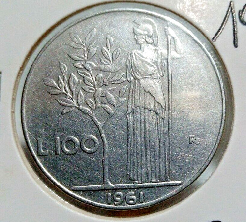 100 lire 1961 - 1961, circolata