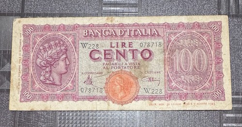 100 lire italia turrita serie - 100,
