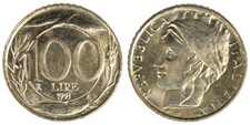 ITALIA REPUBBLICA 100 LIRE