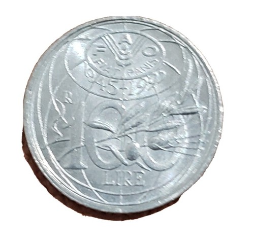 Moneta antica 100 lire rare - moneta,