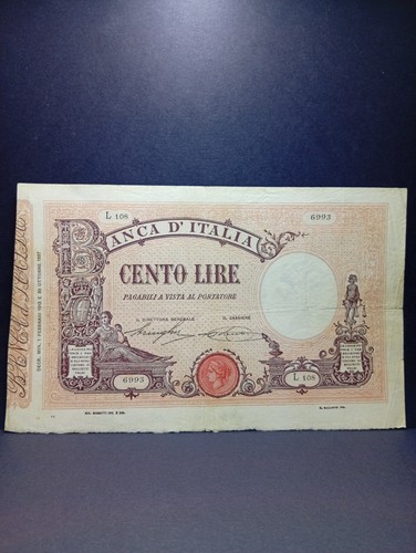 100 lire grande decreto - grande, "decreto
