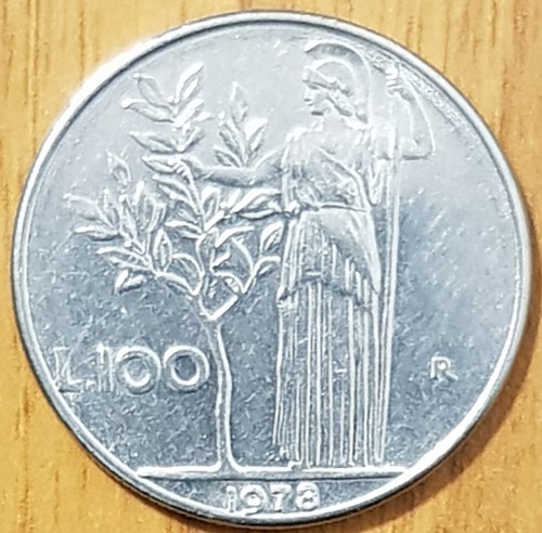 Italia moneta 100 lire dal - italia, da