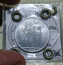 100 lire 1955 QFDC/FDC