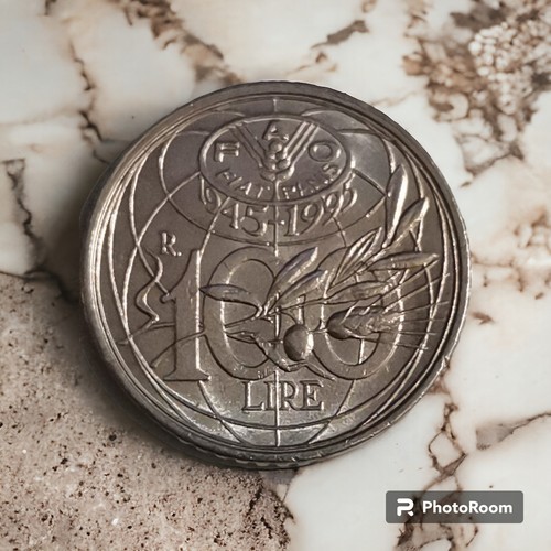 Moneta 100 lire - moneta,