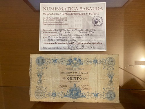 Biglietto consorziale 100 lire - consorziale,