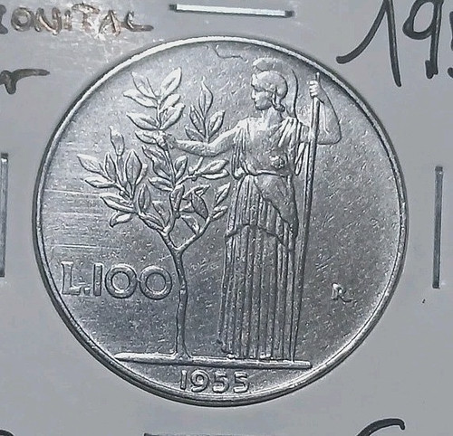 100 lire 1955 spl - 100,