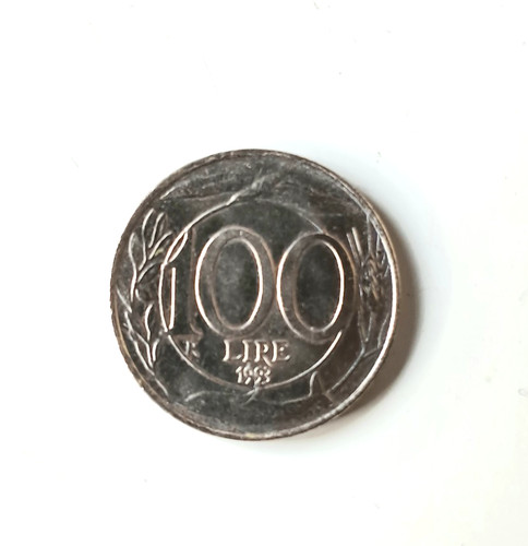 Moneta 100 lire piccola testa - 100,
