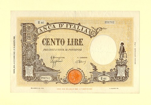 Italia 100 lire cento - italia,