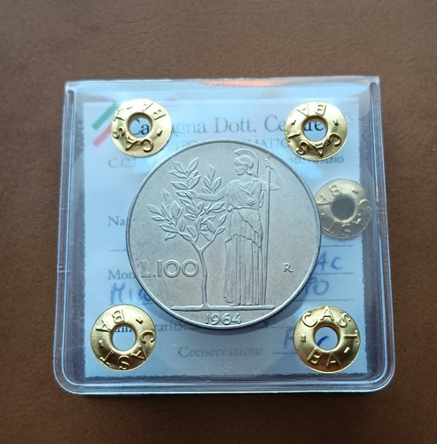 100 lire 1964 fdc periziata - 100,