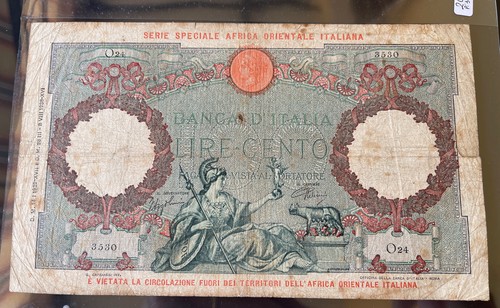 100 lire 1939 africa - lire,