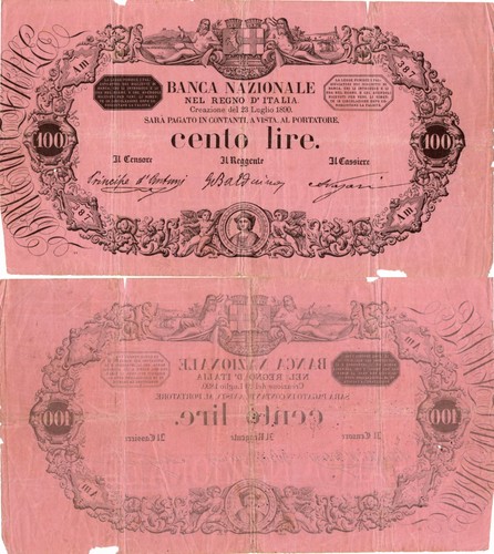 Regno italia 100 lire - -,
