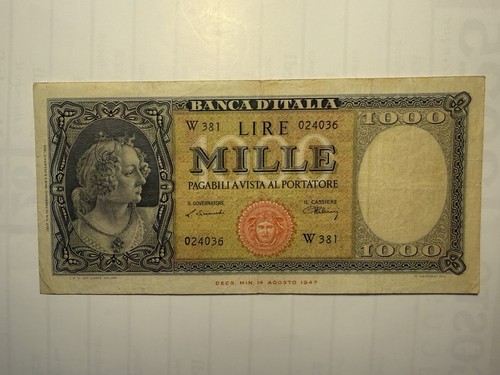 100 lire italia 1948 - 100, (medusa)