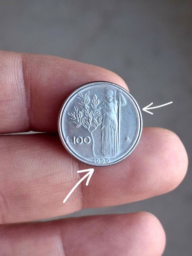 Moneta 100 lire - da, rara