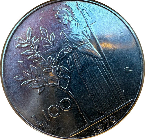 Moneta 100 lire 1979 - moneta,