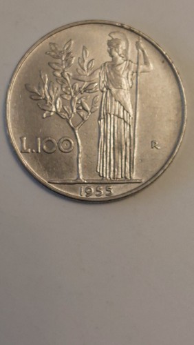 Moneta 100 lire - moneta,