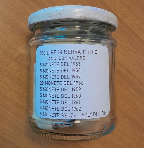 Lotto monete 100 lire - 60,