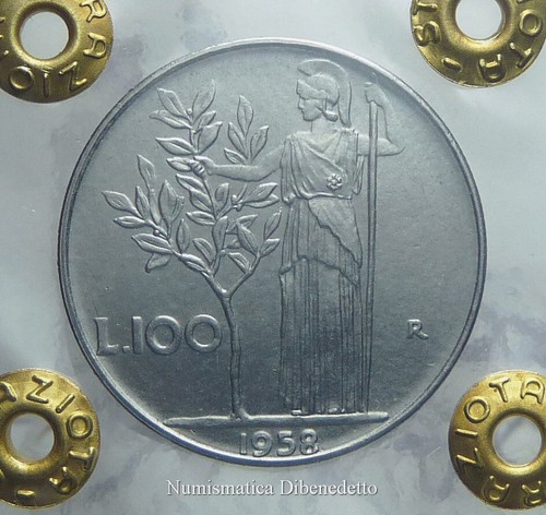 Repubblica 100 lire 1958 - -,