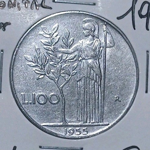 100 lire 1955 spl - 1955, bb/spl