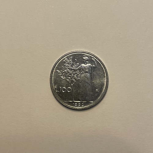 Moneta 100 lire 1990 minerva - moneta,