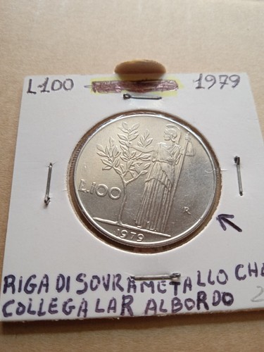 100 lire 1979 errore - , /