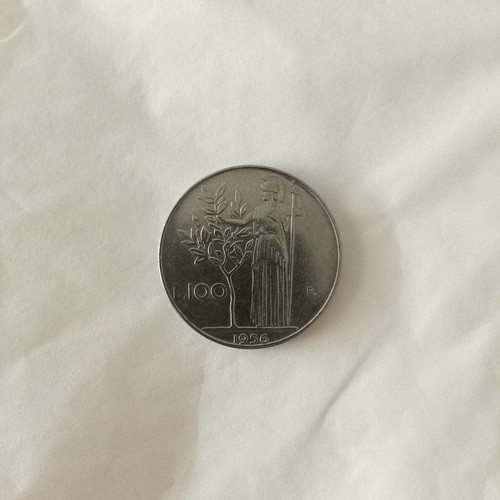 Moneta 100 lire rara - rara, 1956