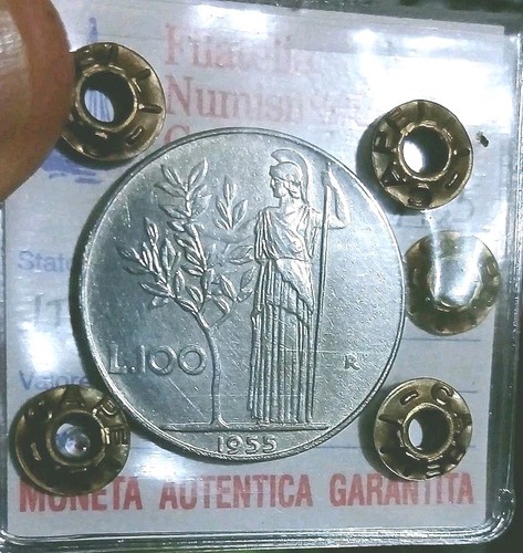 100 lire 1955 - spl, rara
